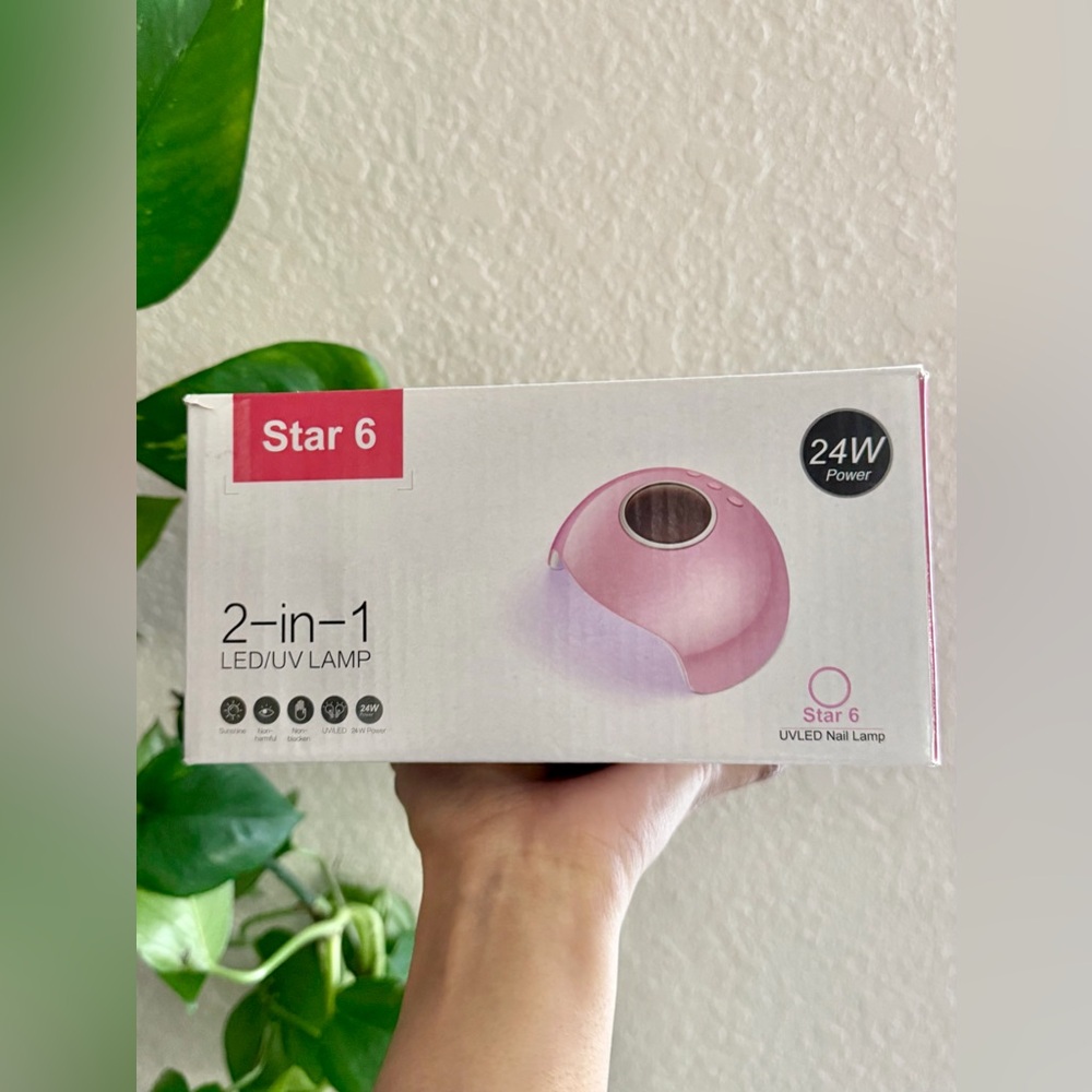 Star 6 Pink 2-in-1 LED/UV Nail Lamp